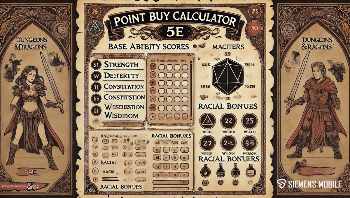 Point Buy Calculator 5e