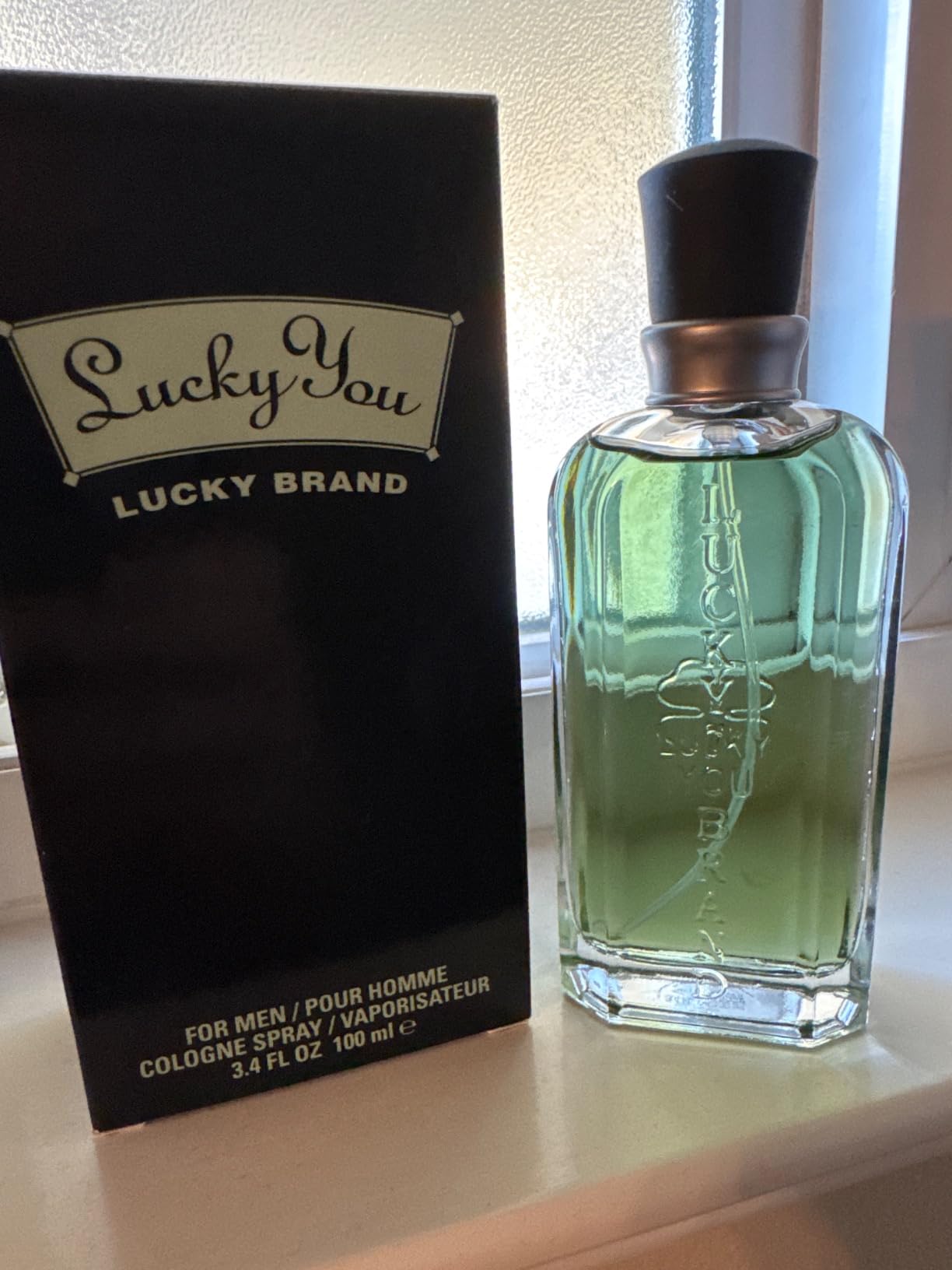 Lucky Brand Lucky You Cologne Spray for Men, Day or Night Casual Scent with Bamboo Stem Fragrance Notes, 3.4 fl oz customer photo 1