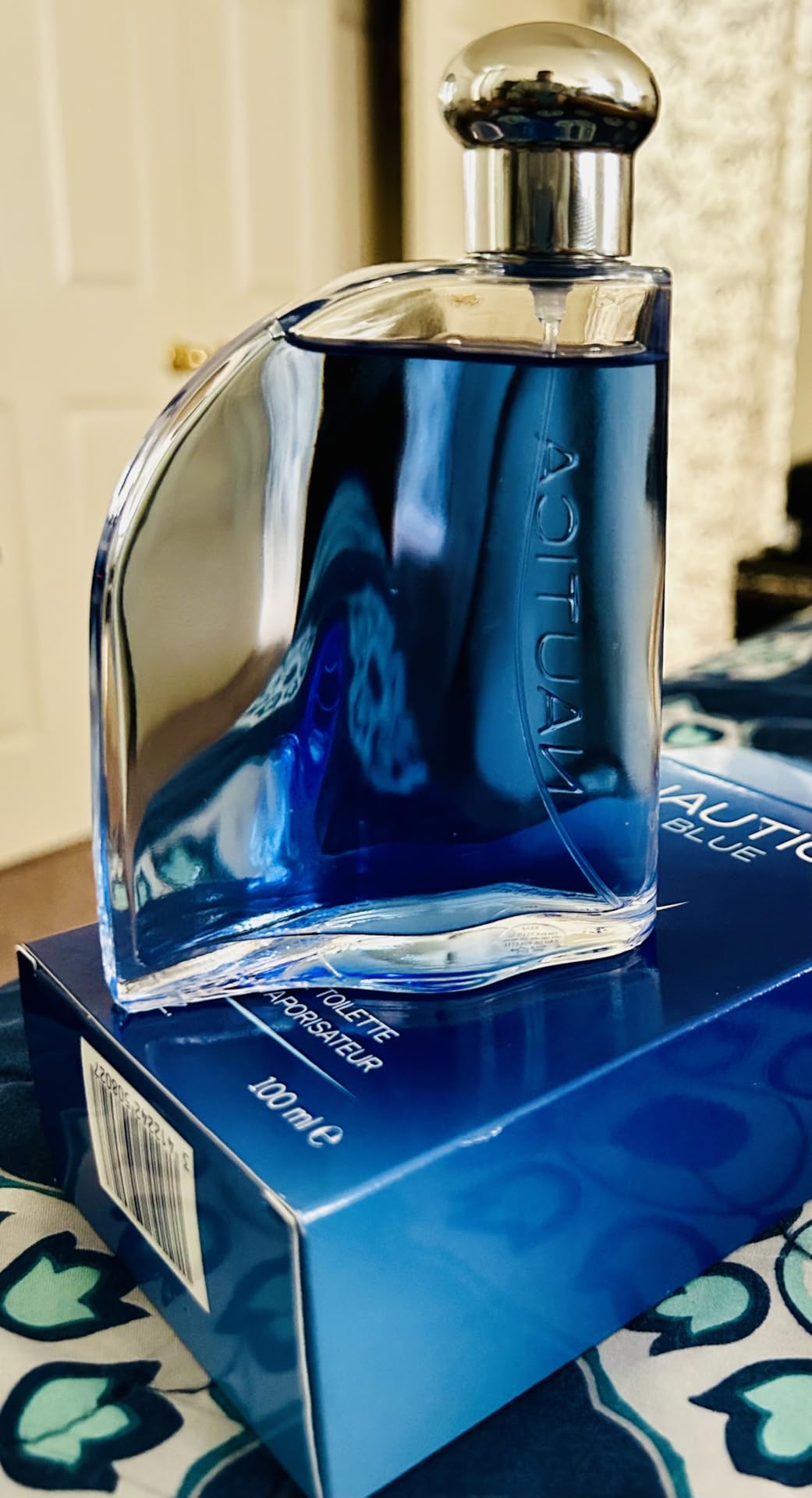 Nautica Blue Eau de Toilette 3.4 fl oz (Pack of 1), Notes of Basil, Jasmine, and Cedarwood, Men's Fragrance, Long Lasting, Everyday Fragrance, Travel Size customer photo 1