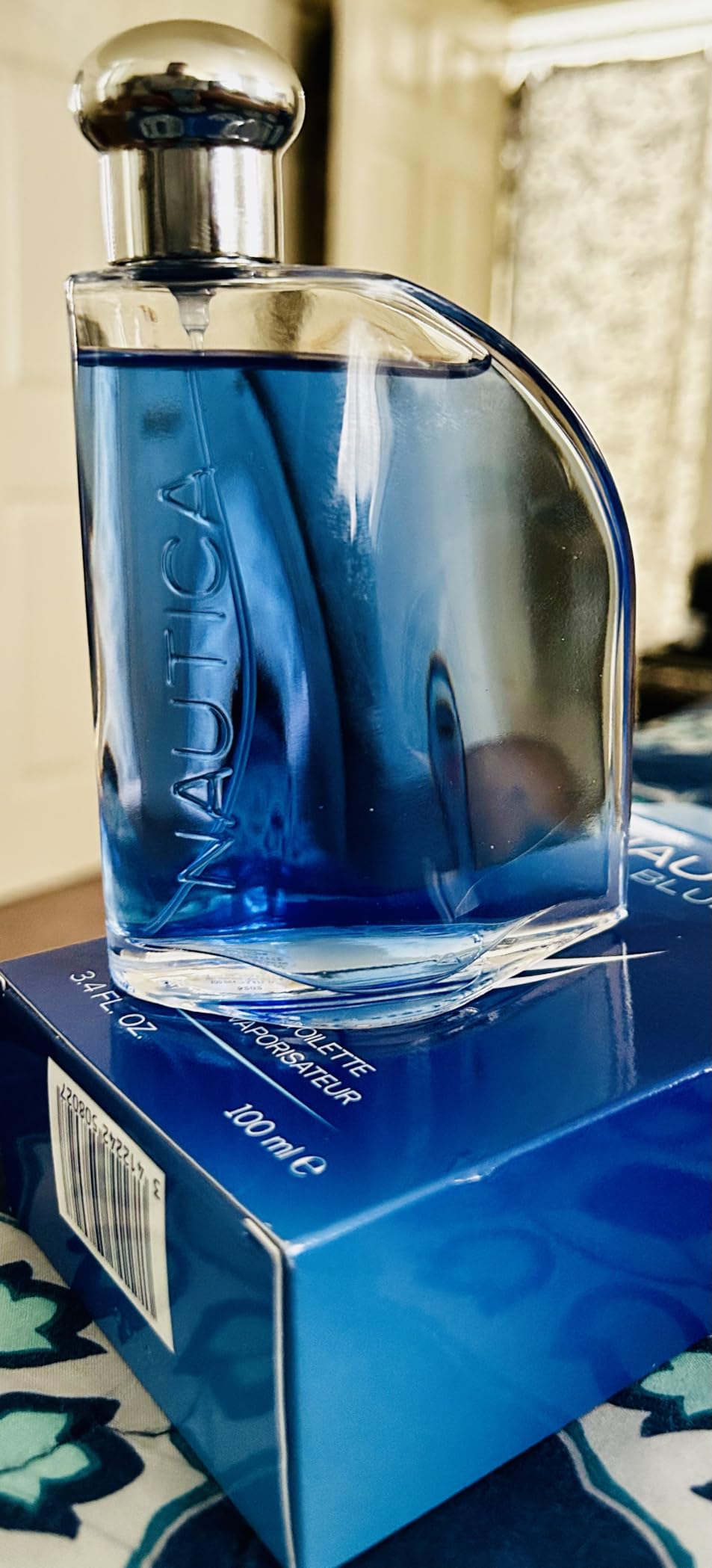 Nautica Blue Eau de Toilette 3.4 fl oz (Pack of 1), Notes of Basil, Jasmine, and Cedarwood, Men's Fragrance, Long Lasting, Everyday Fragrance, Travel Size customer photo 2