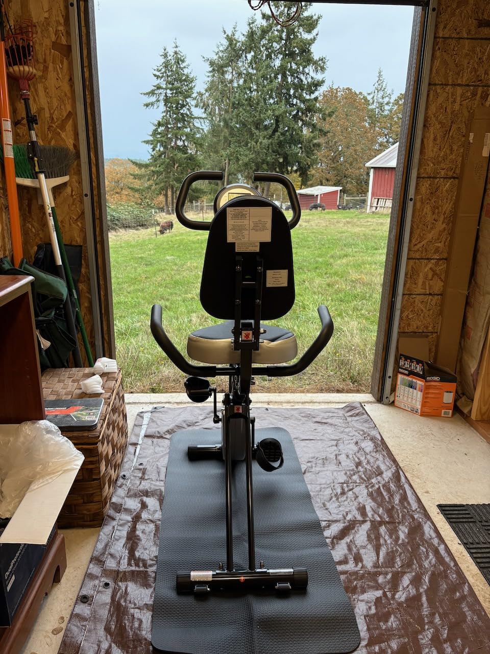 Marcy Foldable Upright Exercise Bike with Adjustable Resistance for Cardio Workout & Strength Training - Multiple Styles Available customer photo 2