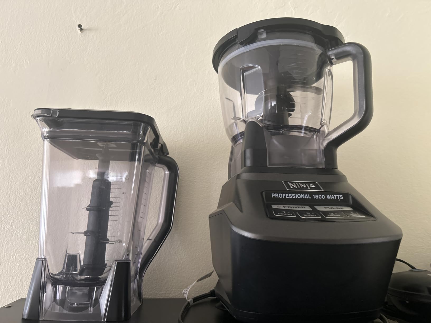 Ninja Kitchen System | All-in-One Food Processor & Blender for Smoothies | Includes Pitcher, (2) 16 oz. To-Go Cups & 8-Cup Bowl | Makes Salsa, Dough, Shakes, & Frozen Drinks | 1500W | Black | BL770 customer photo 1