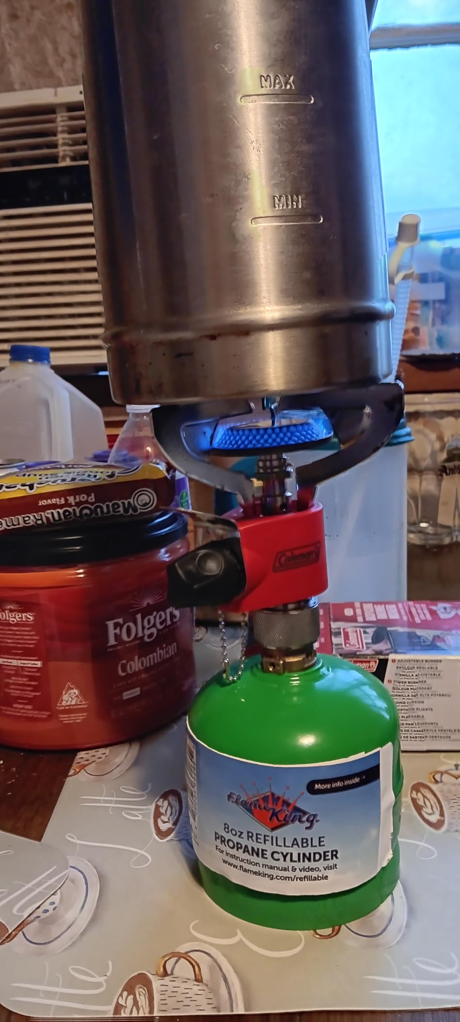 Coleman Classic 1-Burner Backpacking Stove, Portable Lightweight Camp Stove with Adjustable Burner & Pressure Control, 10,000 BTUs of Power for Camping, Backpacking, Tailgating, & More customer photo 1