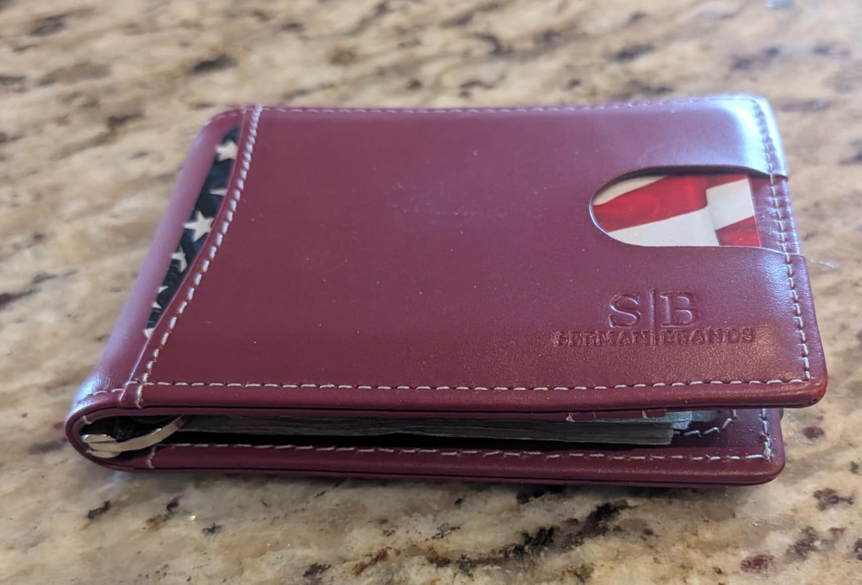 RFID Blocking Slim Bifold Genuine Leather Minimalist Front Pocket Wallets for Men with Money Clip customer photo 1