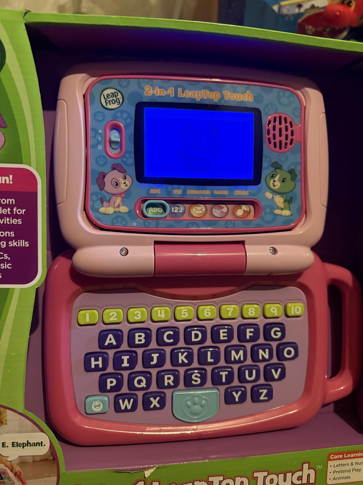 LeapFrog 2-in-1 LeapTop Touch, Green customer photo 2