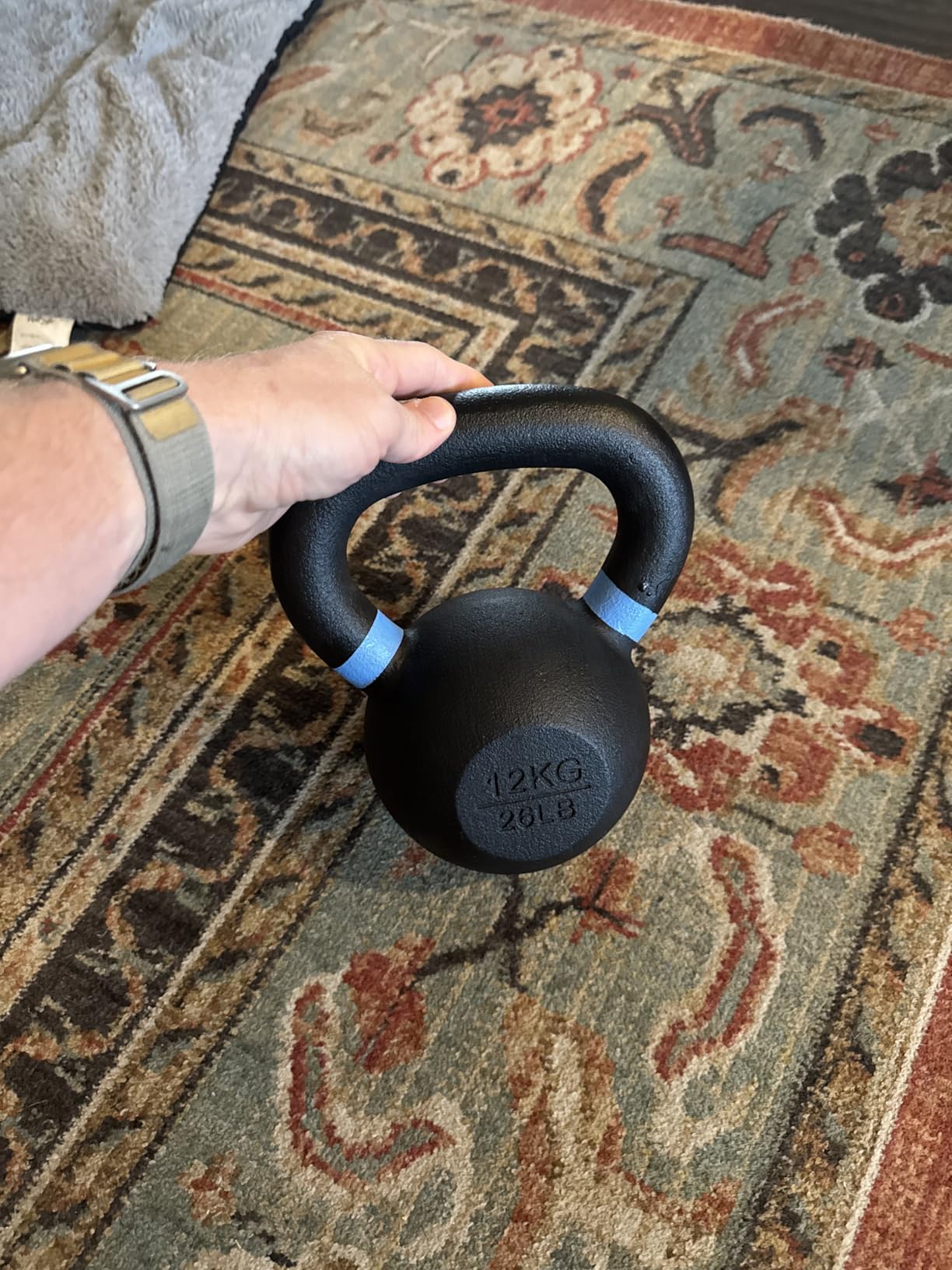 Yes4All Powder Coated Kettlebell, Cast Iron Core customer photo 2
