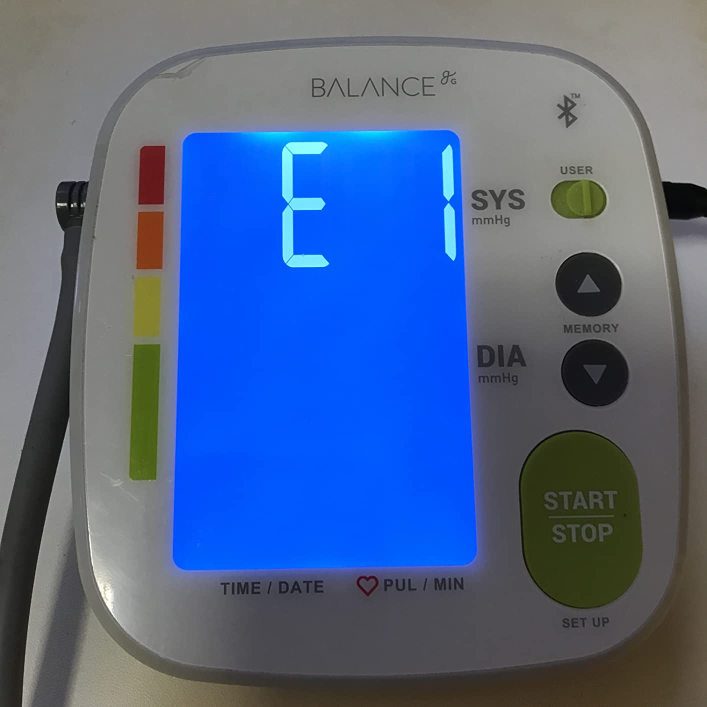 Greater Goods Bluetooth Blood Pressure Monitor, Upper Arm BP Machine with Adjustable 8.7