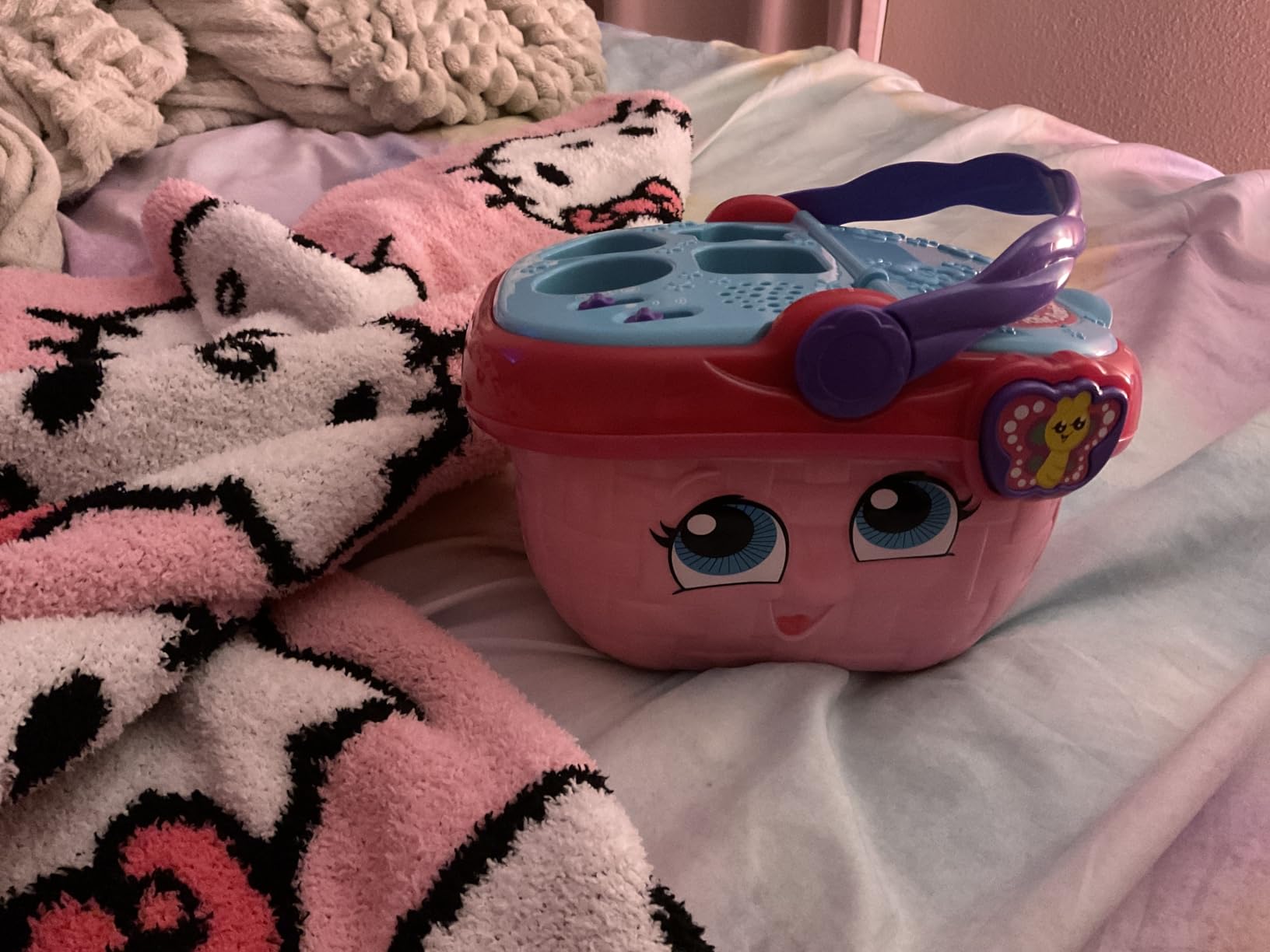 Shapes and Sharing Picnic Basket, Pink customer photo 2
