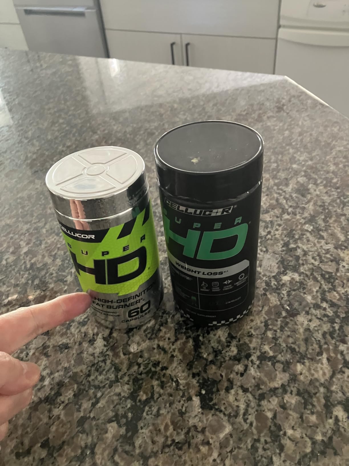 Cellucor SuperHD Thermogenic Fat Burner Weight Loss Supplement, Appetite Suppressant, & Energy Booster Capsimax, Green Tea Extract, 160mg Caffeine & More 60 Capsules customer photo 1
