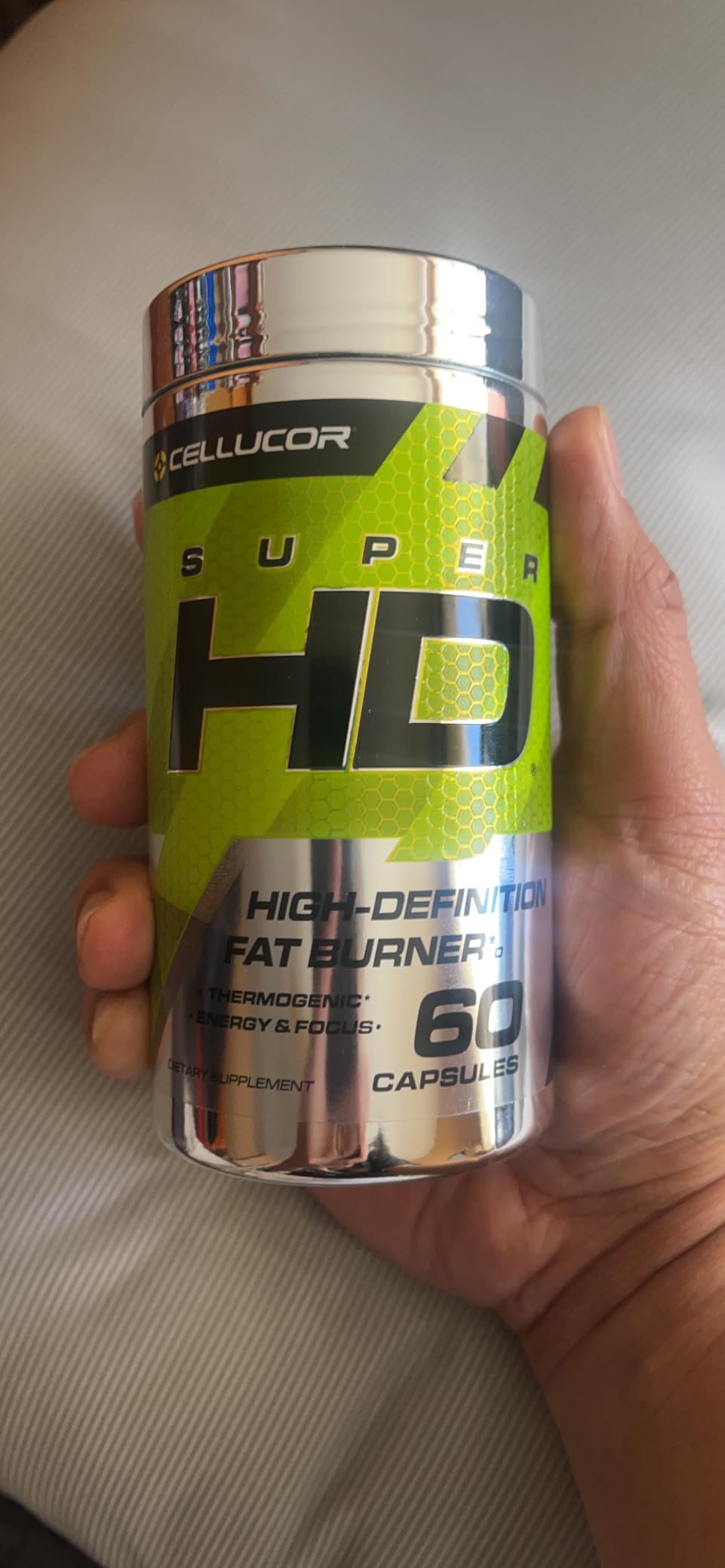 Cellucor SuperHD Thermogenic Fat Burner Weight Loss Supplement, Appetite Suppressant, & Energy Booster Capsimax, Green Tea Extract, 160mg Caffeine & More 60 Capsules customer photo 2