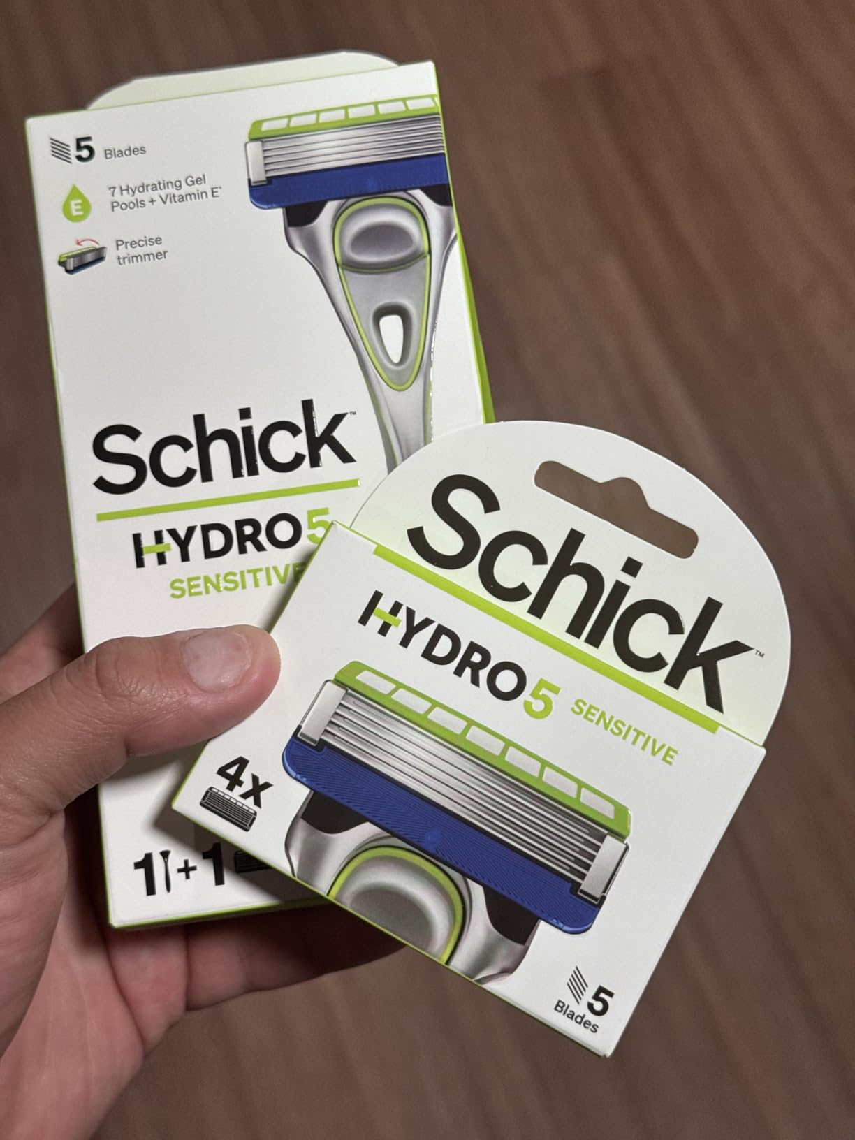 Schick Hydro Sensitive Razors for Men | 5-Blade Mens Razors for Shaving, 1 Mens Razor Handle with 17 Razor Blades Refills customer photo 1