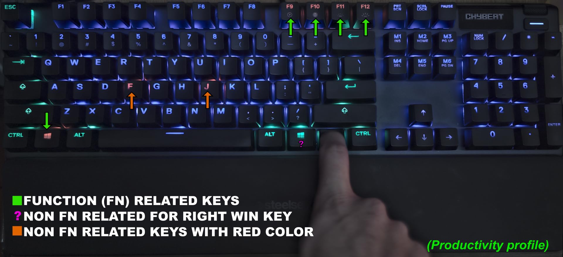SteelSeries USB Apex 5 Hybrid Mechanical Gaming Keyboard - Per-Key RGB Illumination - Aircraft Grade Aluminum Alloy Frame - OLED Smart Display (Hybrid Blue Switch) customer photo 1