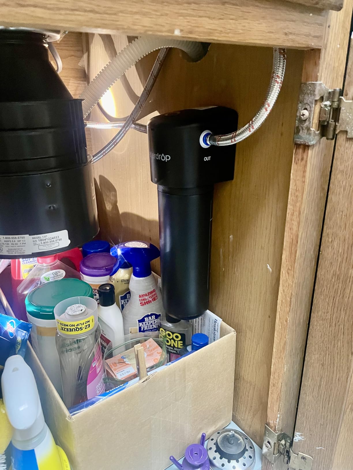 Waterdrop 10UA Under Sink Water Filter System, Reduces PFAS, PFOA/PFOS, Lead, Chlorine, Direct Connect to Kitchen Faucet, NSF/ANSI 42 Certified, 1 Year customer photo 2