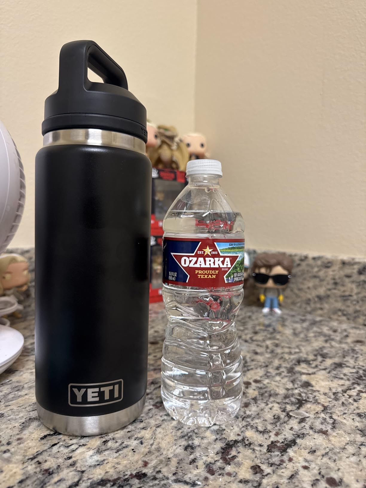 YETI Rambler 26 oz Bottle, Vacuum Insulated, Stainless Steel with Chug Cap, Black customer photo 1