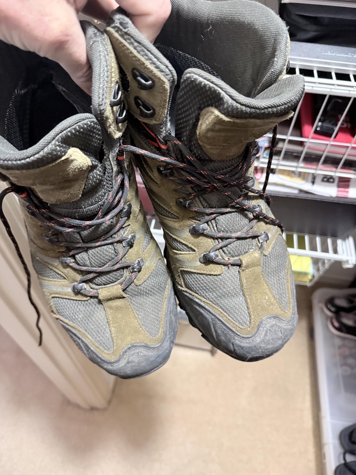 NORTIV 8 Men's Ankle High Waterproof Hiking Boots customer photo 2
