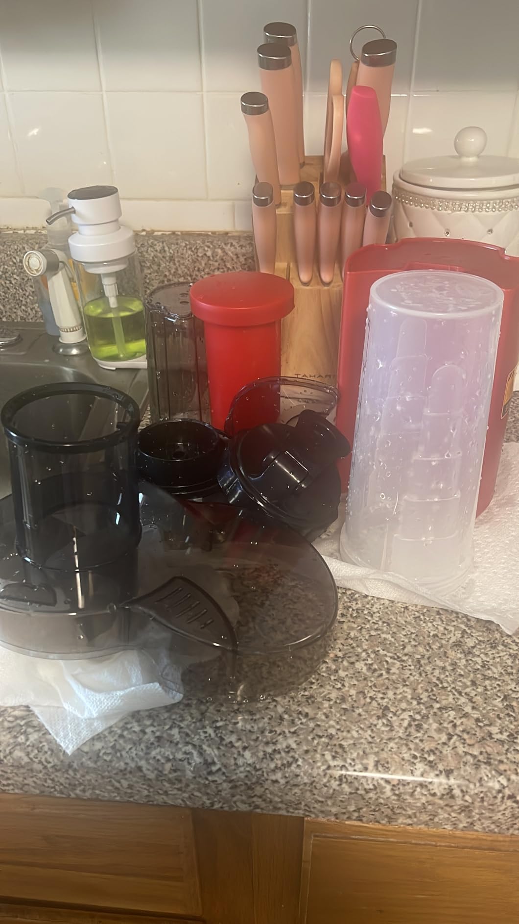 Qcen Juicer Machine, 500W Centrifugal Juicer Extractor with Wide Mouth 3