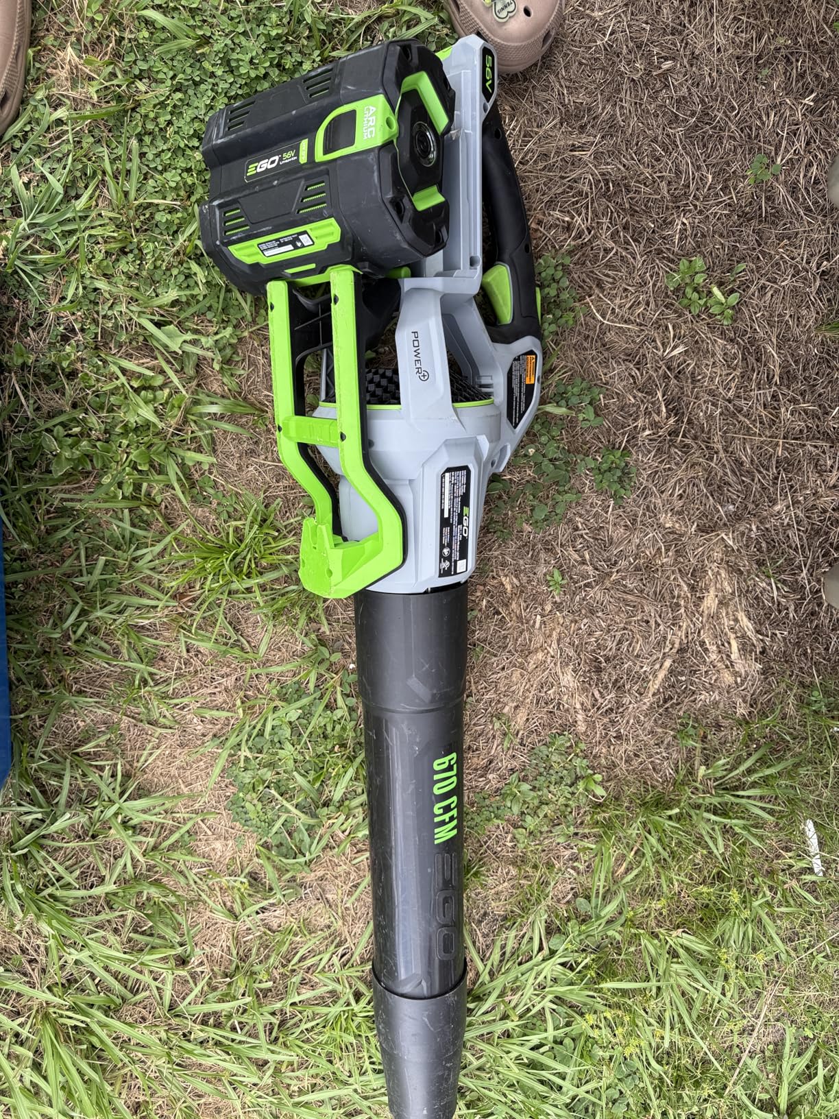 EGO POWER+ Leaf Blower, Cordless Electric 615 CFM, Includes 56V 2.5Ah Battery and Charger - LB6151 customer photo 1