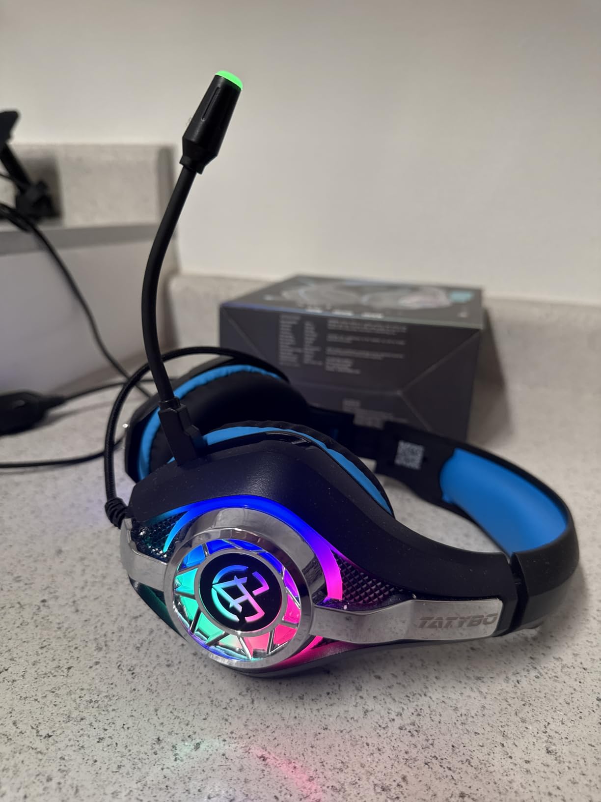 Gaming Headset for PC, Ps5, Switch, Mobile, Gaming Headphones for Nintendo with Noise Canceling Mic, Deep Bass Stereo Sound customer photo 2