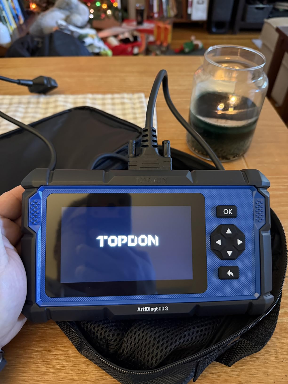 OBD2 Scanner TOPDON AD600S Scan Tool, Code Reader, Diagnostics Scanner for ABS/SRS/AT/Engine with 9 Reset Services customer photo 1