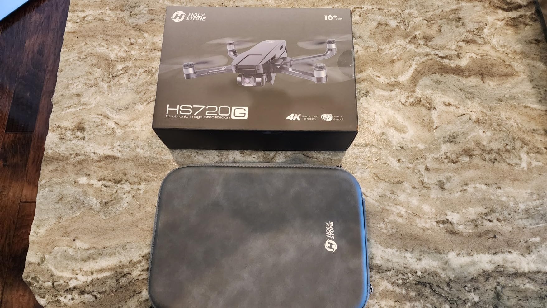 Holy Stone HS720G GPS Drones with Camera for Adults 4K FAA, 2-Axis Gimbal, Built-in Remote ID, 120°FOV, Brushless Motor, 5G WiFi Transmission, Smart Return Home, Professional FPV Drone for Beginner customer photo 1