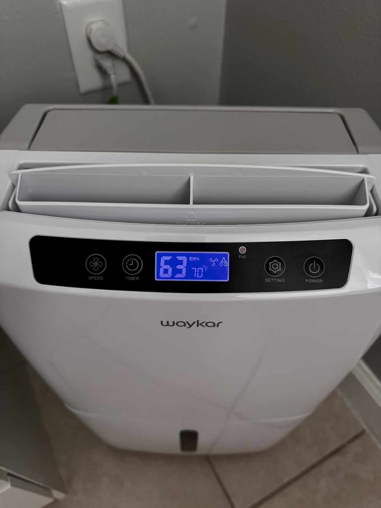 Waykar 80 Pints 2025 Energy Star Dehumidifier for Spaces up to 5,000 Sq. Ft for Basement and Home, Large Room with Drain Hose and 1.14 Gallons Water Tank customer photo 2