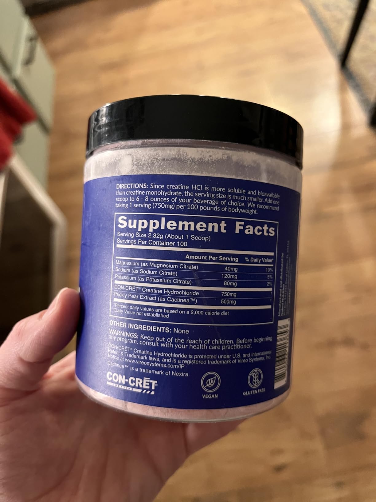 NAKED Pure Micronized Creatine Monohydrate Powder - Unflavored, 500g, 1.1lb Bulk - Vegan, Non-GMO, Gluten-Free, Soy-Free, No Fillers, Supports Muscle Growth & Strength - 100 Servings customer photo 1