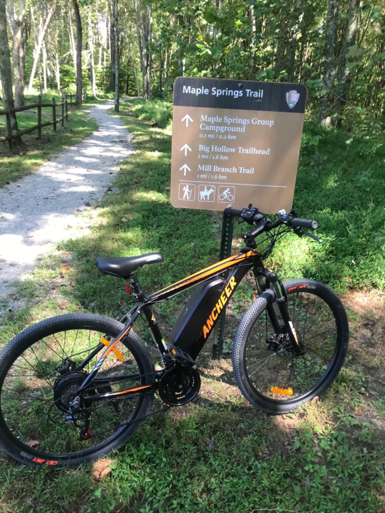 ANCHEER Electric Bike for Adults, [Peak 750W Motor] Electric Mountain Bike, 26