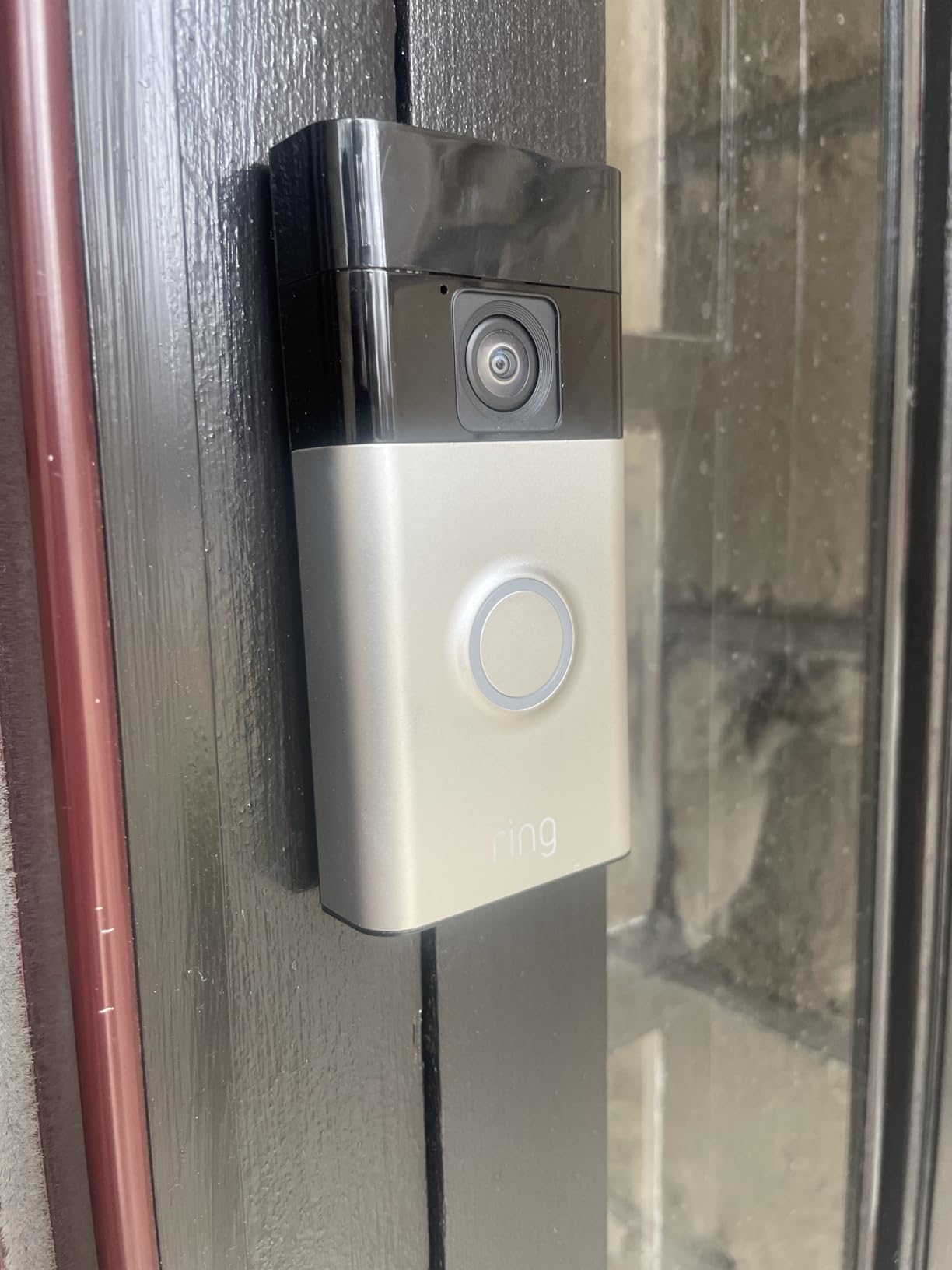 Ring Battery Doorbell, Home or business security with Head-to-Toe video, Live View with Two-Way Talk, and Motion Detection & Alerts, Satin Nickel customer photo 2
