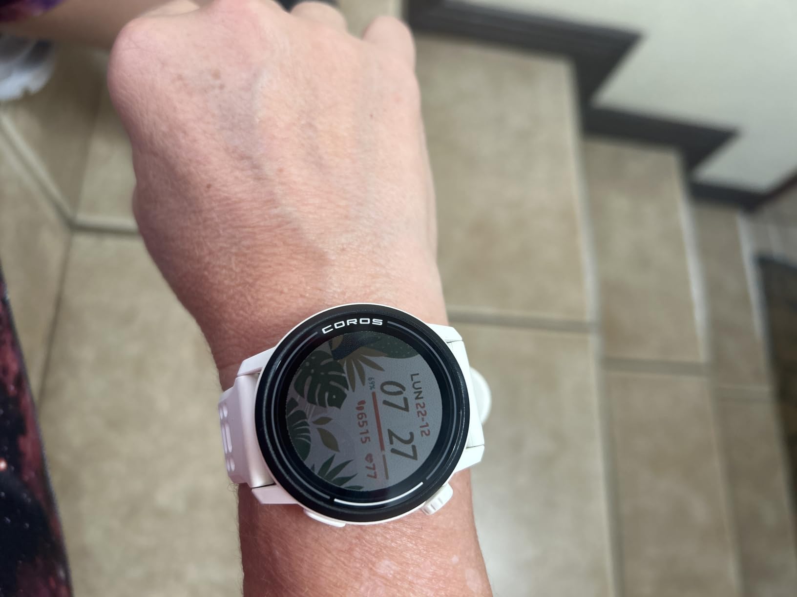 COROS PACE 3 GPS Sport Watch - Lightweight, Comfortable Running Watch, 17-Day Battery Life, Accurate GPS, Heart Rate Monitor, Navigation, Sleep Tracking, Training Plan, Run, and Bike - White Silicone customer photo 2