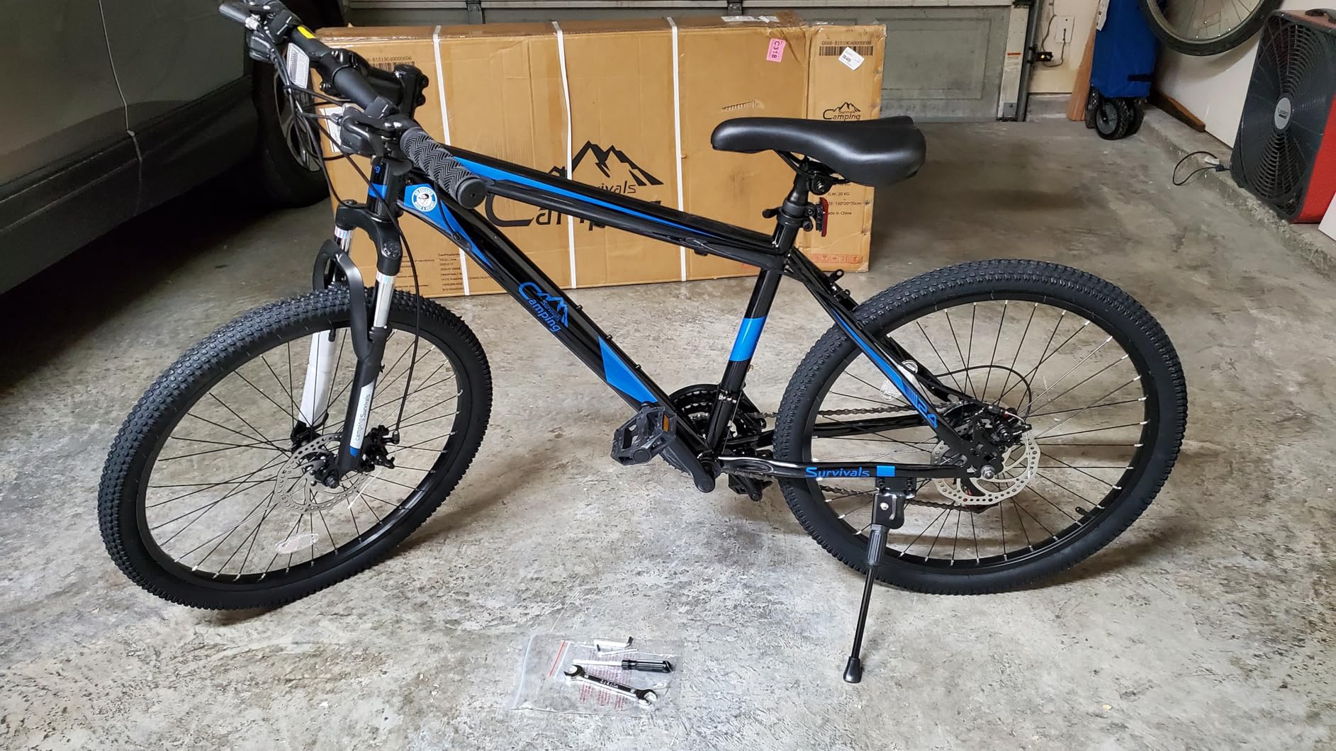 Ktaxon Mountain Bike 24/26/27.5 Inch Men & Women Mountain Bike with 21-Speed, Double Disc Brake, Suspension Fork customer photo 1