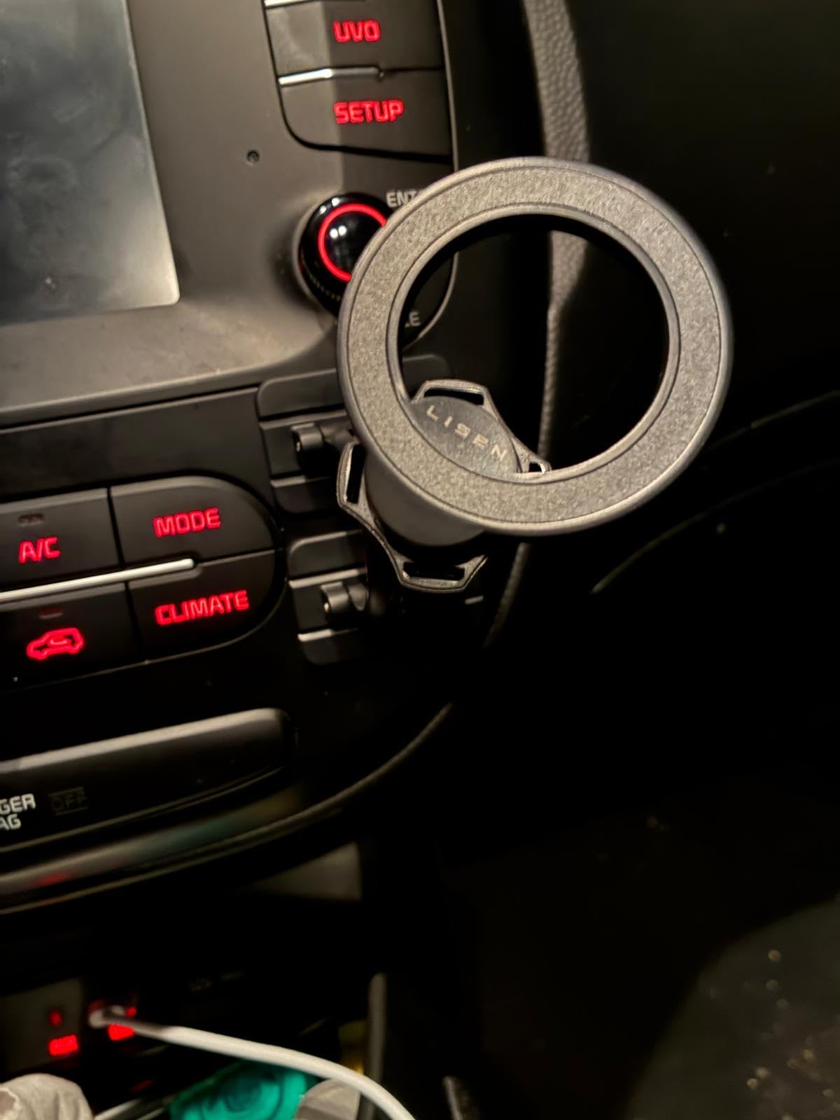 LISEN for MagSafe Car Mount [2026 Super Strong Magnets] Vent & Dash Mount customer photo 2
