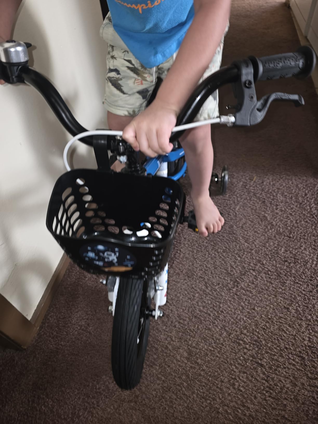 JOYSTAR Pluto 12 14 16 18 20 Inch Kids Bike with Light Up Training Wheels, Kids' Bicycle for Boys Girls Age 3-12 Years, Children Bikes, Multiple Colors customer photo 1