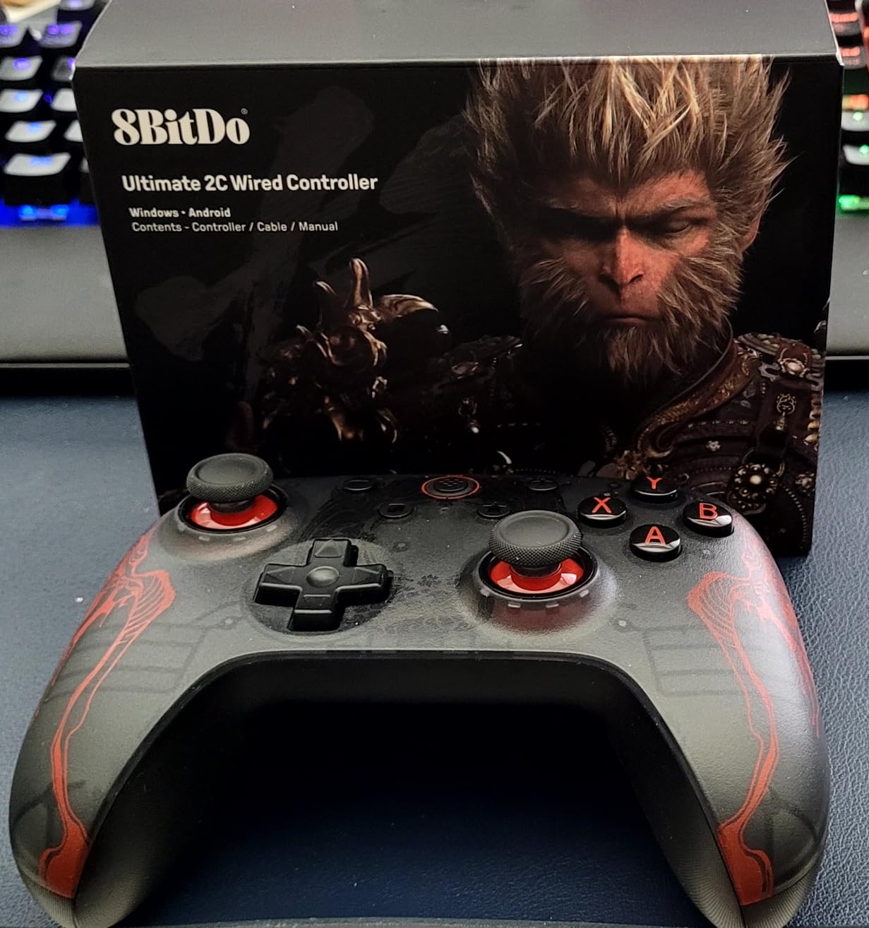 8BitDo Ultimate 2C Wired Controller for Windows PC and Android, with 1000Hz Polling Rate, Hall Effect Joysticks and Hall Triggers, and Remappable L4/R4 Bumpers customer photo 1