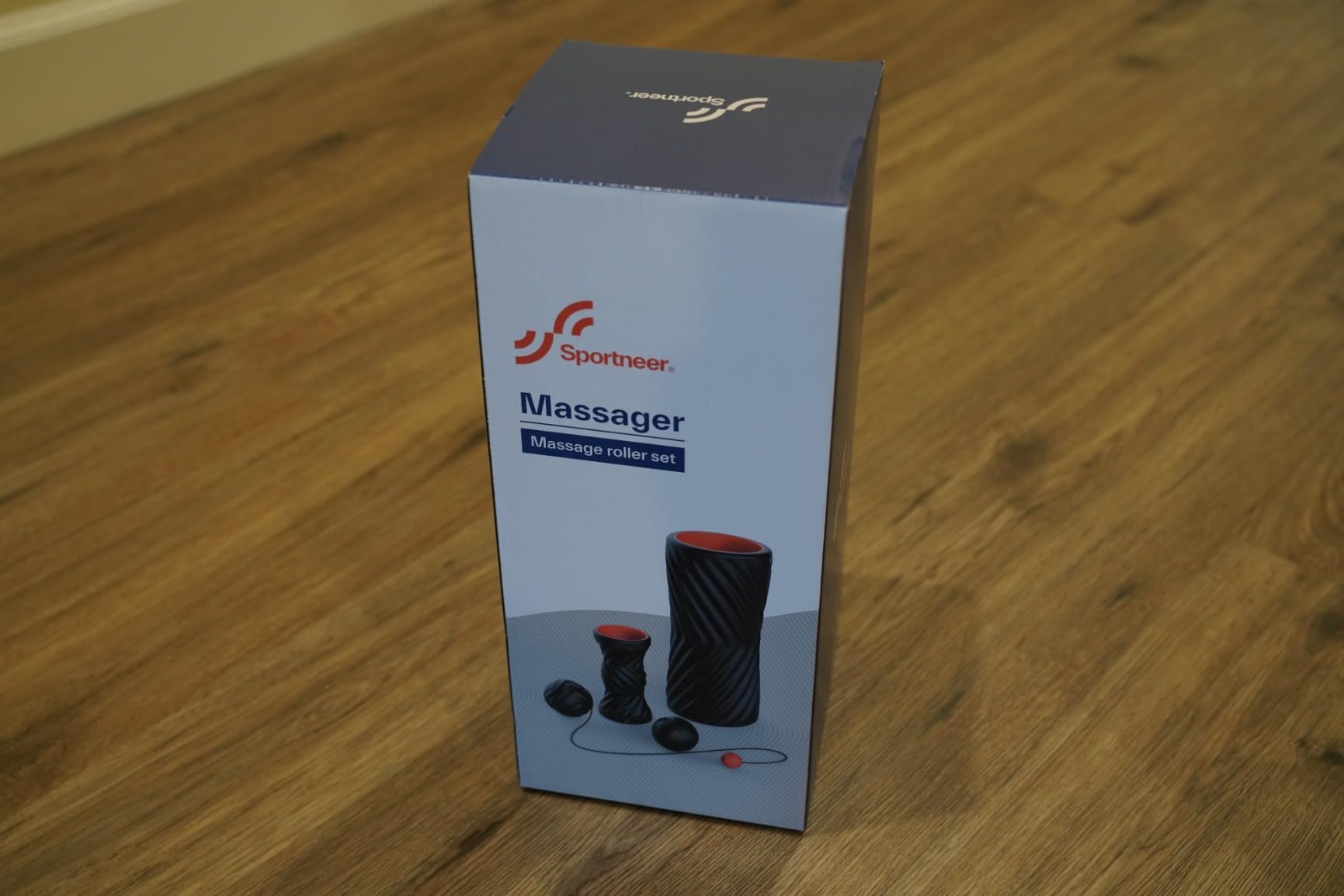 Sportneer 4 in 1 Foam Roller Set: Dual Textures Foam & Foot Roller, Stringed Lacrosse Ball, Muscle Set for Whole Body Release customer photo 1