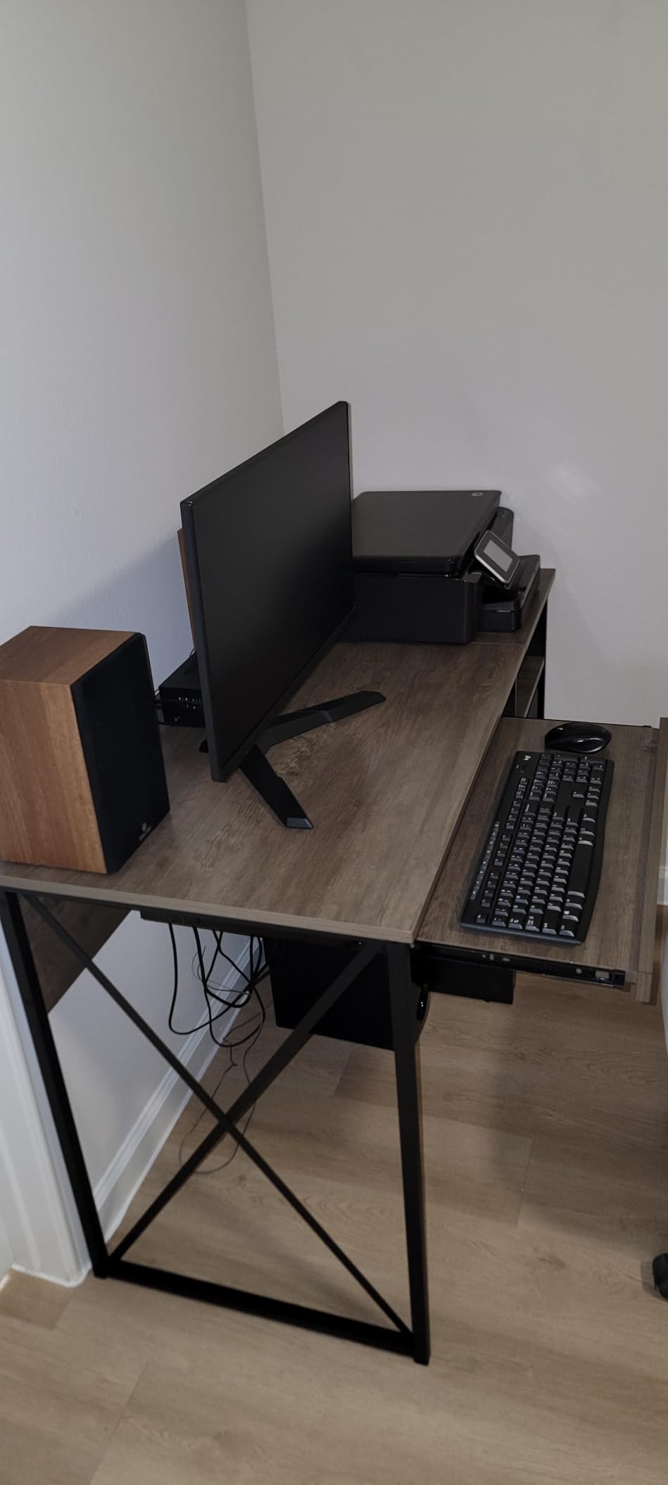 Bestier Gaming Desk with Power Outlets - 42
