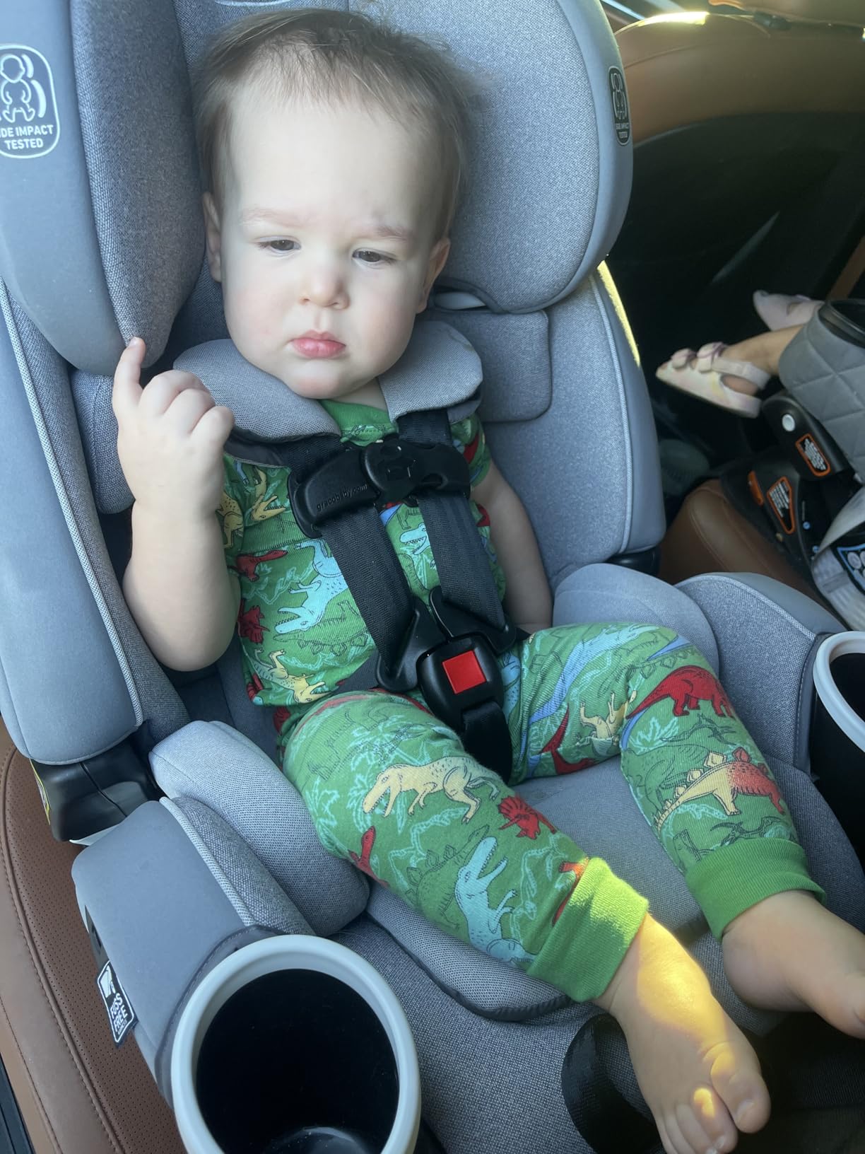 Graco 4Ever DLX 4-in-1 Car Seat, Charlie| Infant to Toddler Car Seat, with 10 Years of Use | Rear-Facing, Forward-Facing and Booster Modes | Safe, Comfortable and Convenient customer photo 1