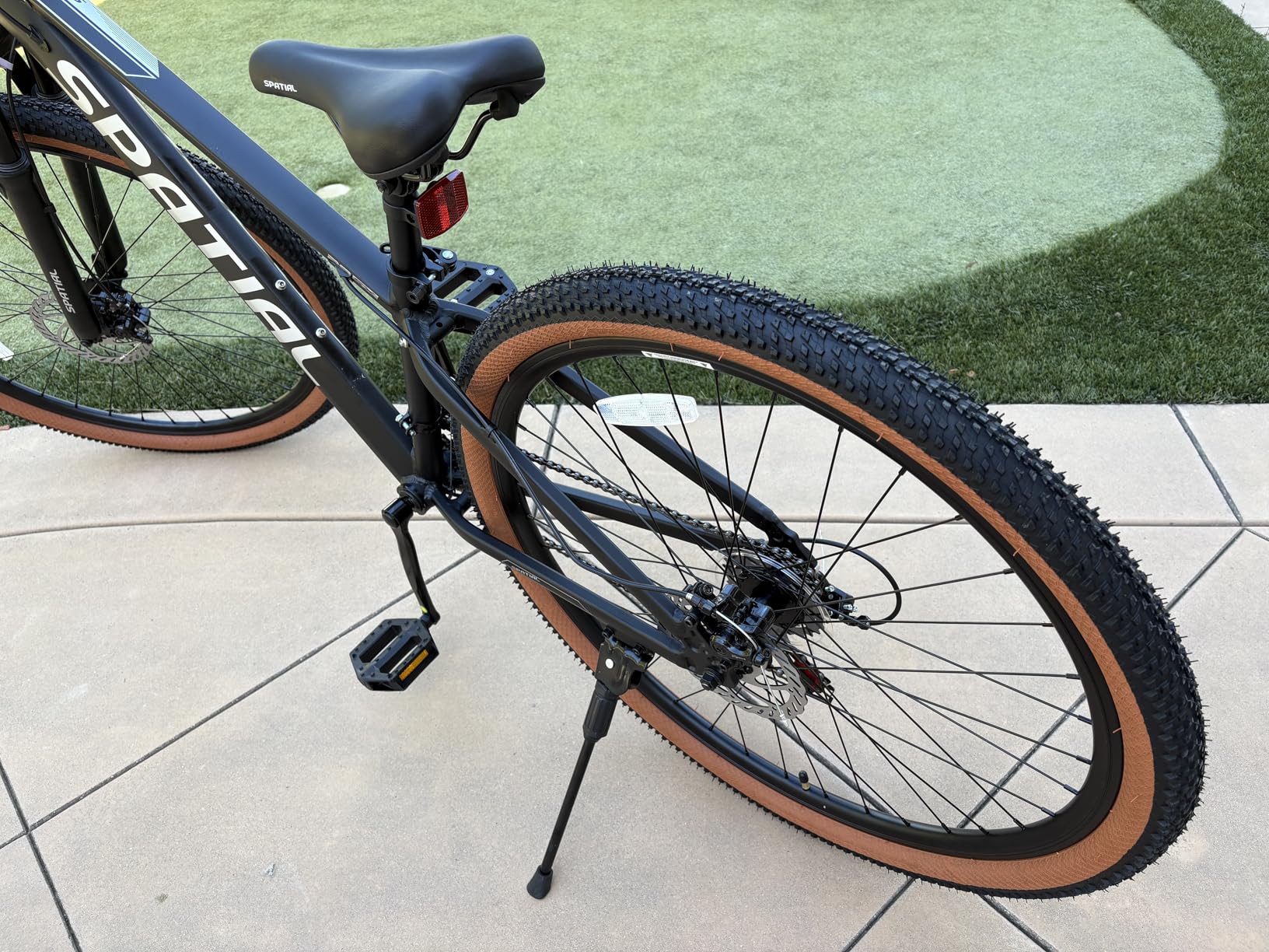 SPATIAL Mountain Bike, 20/24/26/27.5/29 inch Outdoor Cycling Bike, 21/8 Speed Lightweight Aluminum Frame, Dual Disc Brakes customer photo 2