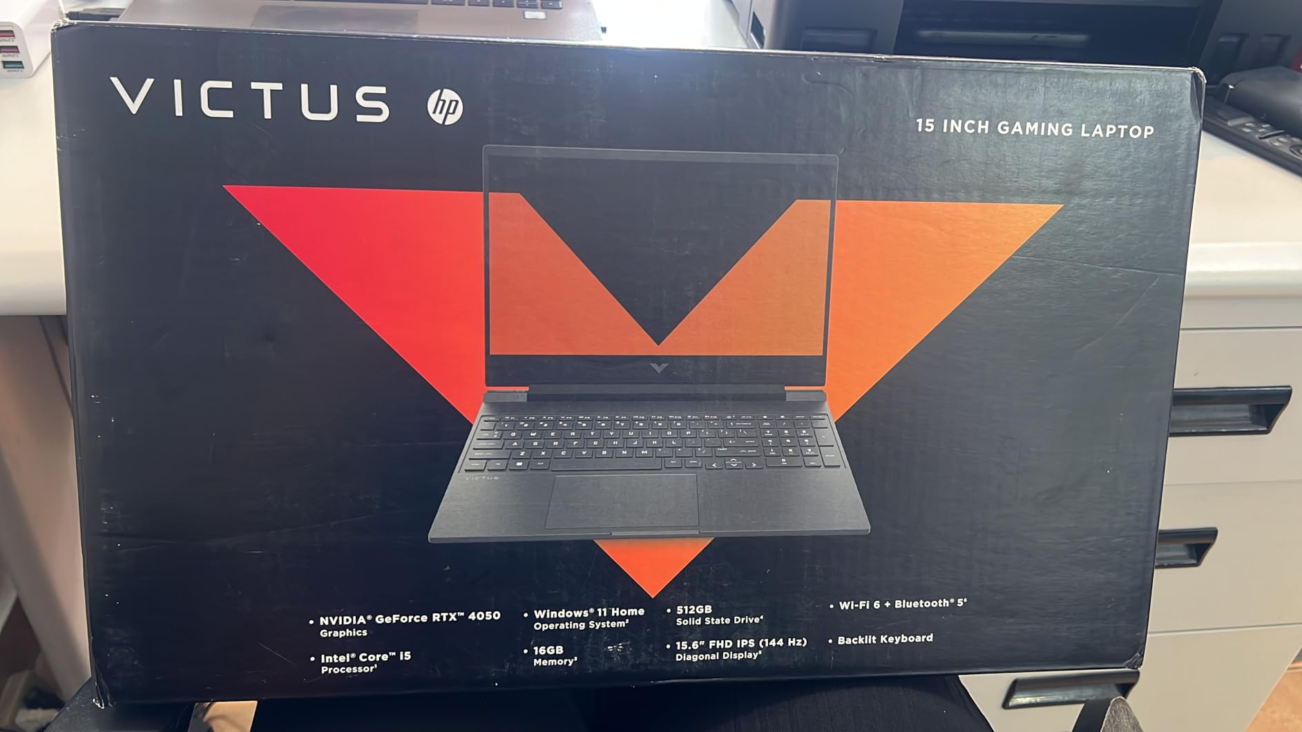 Victus 15.6 inch FHD 144Hz Gaming Laptop Intel Core i5-13420H NVIDIA GeForce RTX 4050 6GB - 16GB DDR4 512GB SSD Mica Silver (2024) customer photo 1