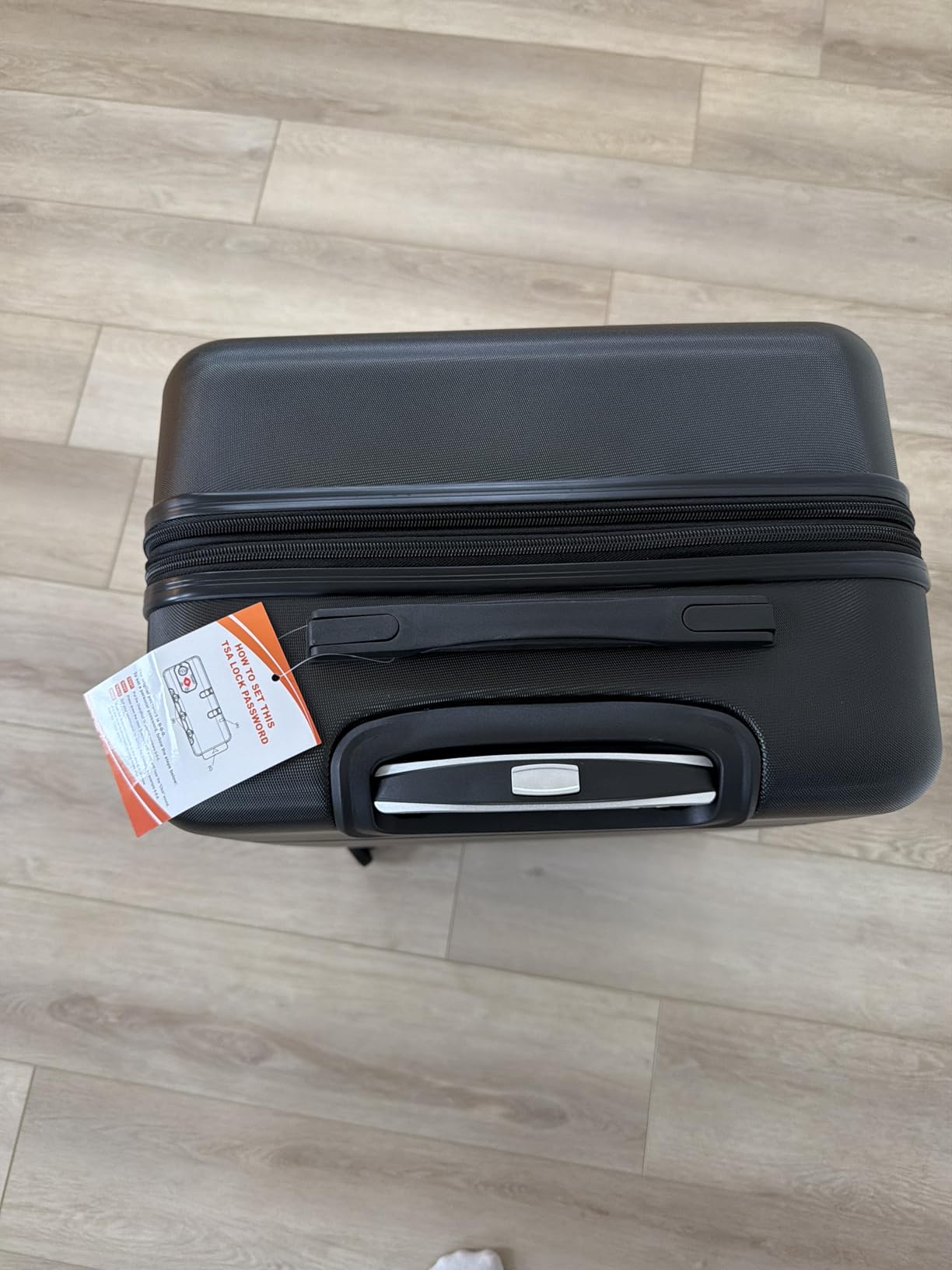 20 Inch Hardside Carry On Luggage, Suitcase with Double Spinner Wheels & TSA Lock, Hard Shell Suitcase, Expandable Rolling Lightweight Luggage, White customer photo 2