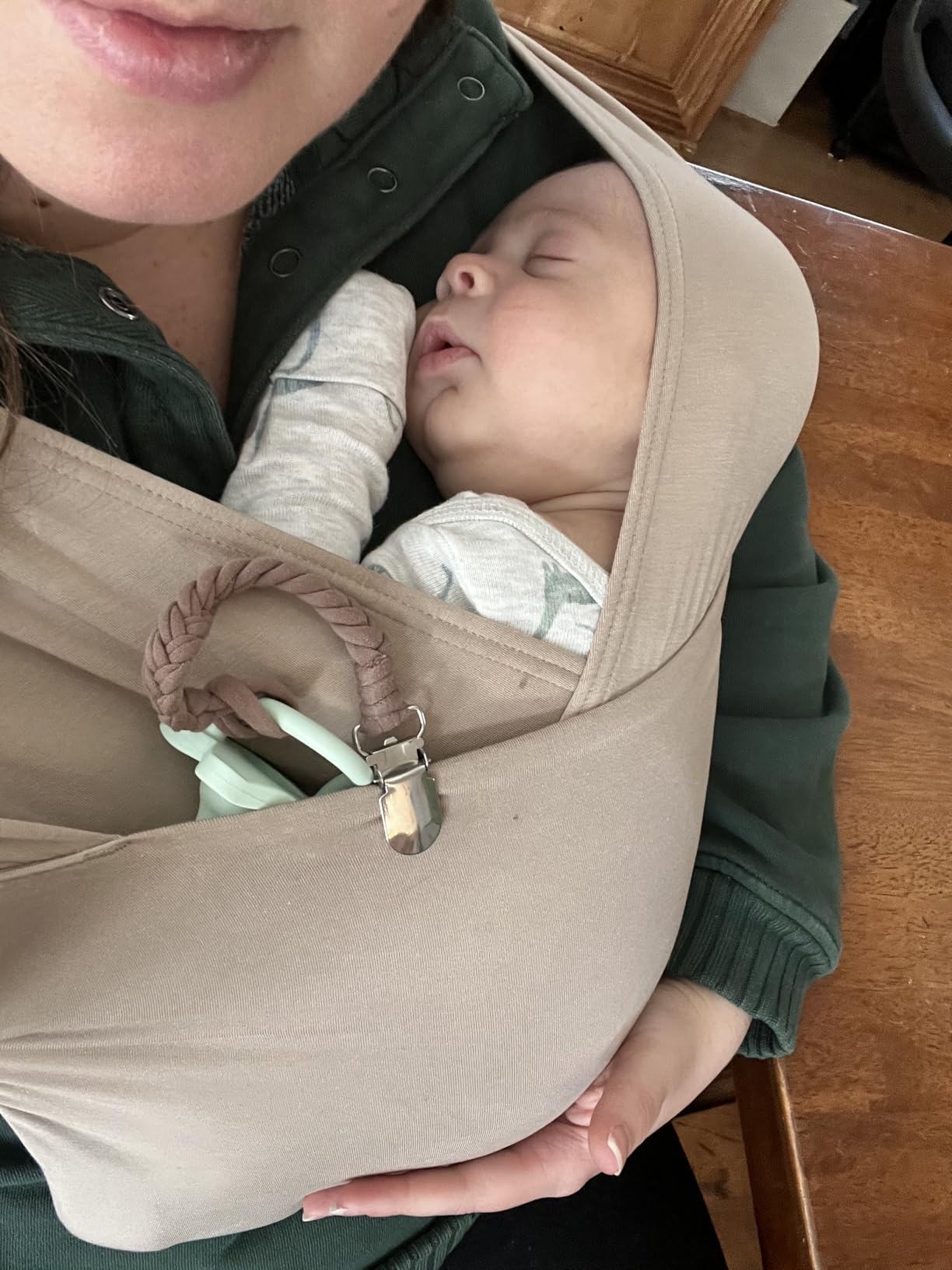 WildBird - Aerial Buckle Wrap - 0-6 Months - Standard (XS-XL) Sparrow - Newborn Baby Carrier - Front Carry - Soft Fabric, Straps, Head Support, Padded Waist Belt - Baby Essentials - New Mom Gifts customer photo 1