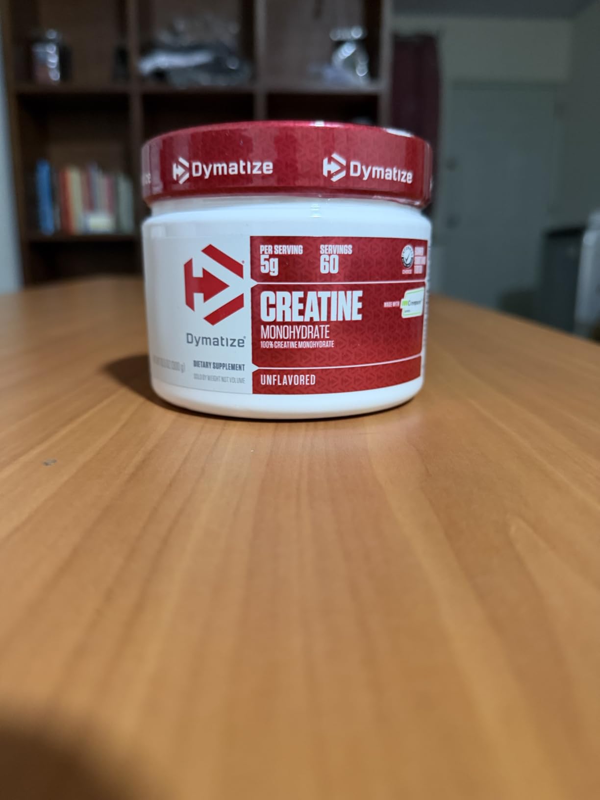 Dymatize 100% Creatine Monohydrate with Creapure, 5g Per Serving, 60 Servings (300g), Creatine for Women and Men, Gluten Free customer photo 1