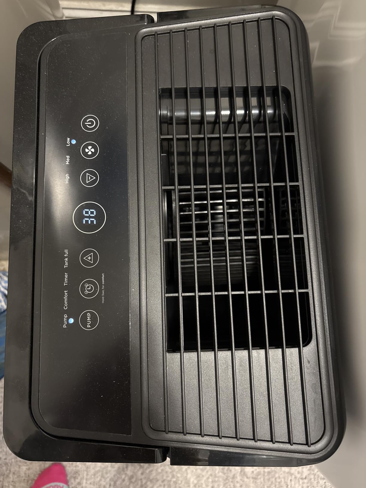 DuraComfort 50 Pint Dehumidifier, Built-in Pump, 4500 Sq Ft Coverage, Energy Star, Black customer photo 1