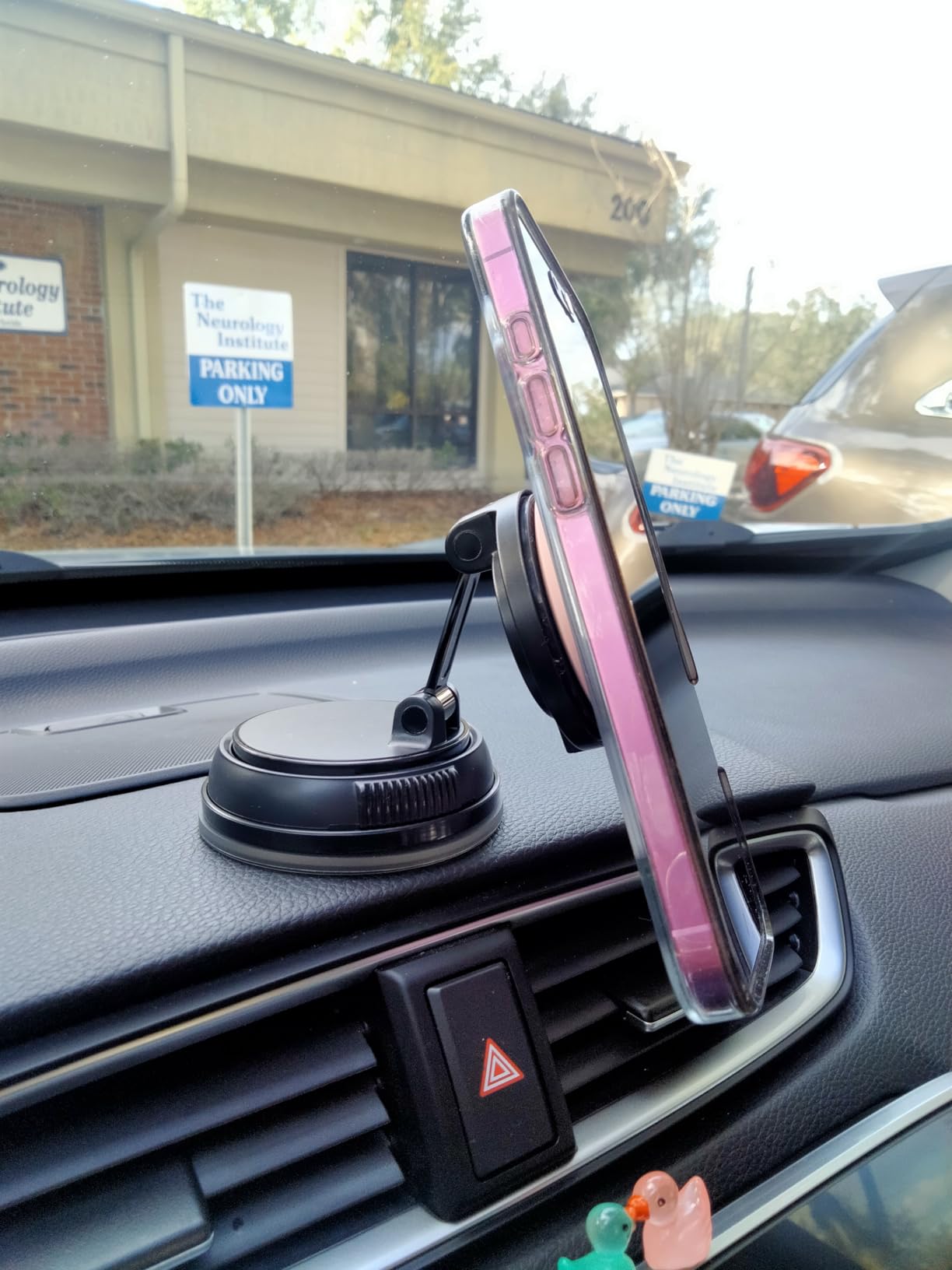 ANDERY Only for iPhone Magsafe Car Mount Charger [15W Wireless Charging] customer photo 2