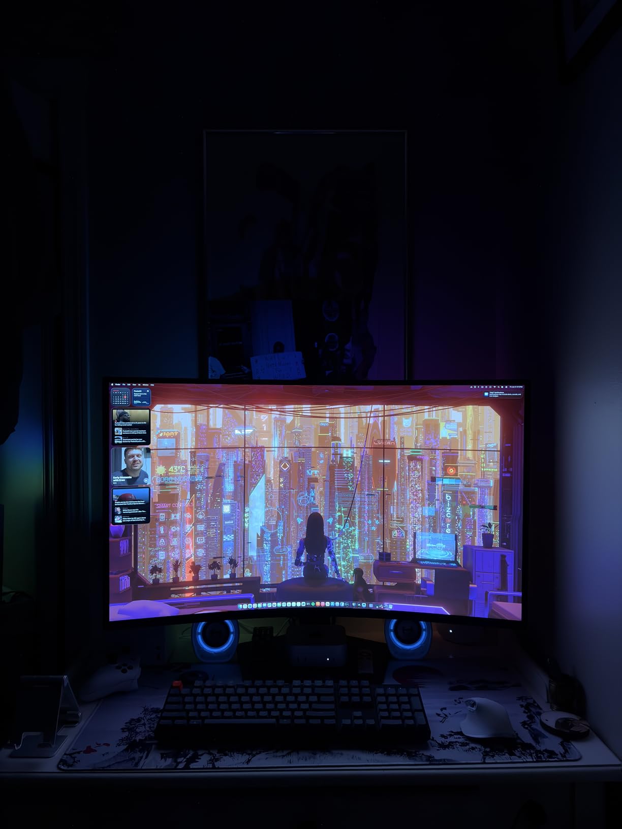 Samsung 37 Odyssey G7 (G75F) 4K UHD Resolution, 165Hz, Curved Gaming Monitor, 1ms Response Time (GtG), VESA DisplayHDR 600, AMD FreeSync Premium Pro, LS37FG75DENXZA, 2025 customer photo 1