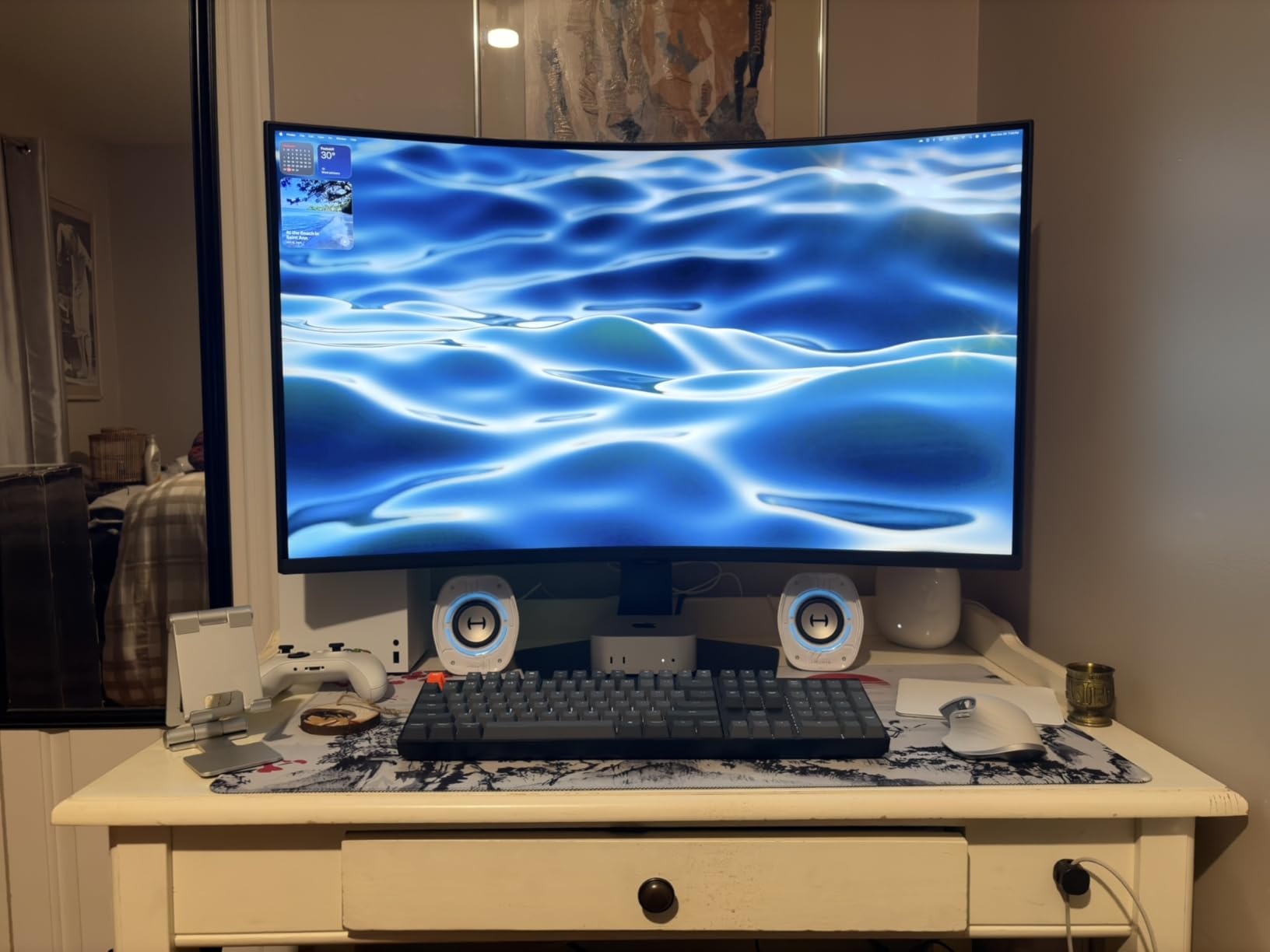 Samsung 37 Odyssey G7 (G75F) 4K UHD Resolution, 165Hz, Curved Gaming Monitor, 1ms Response Time (GtG), VESA DisplayHDR 600, AMD FreeSync Premium Pro, LS37FG75DENXZA, 2025 customer photo 2
