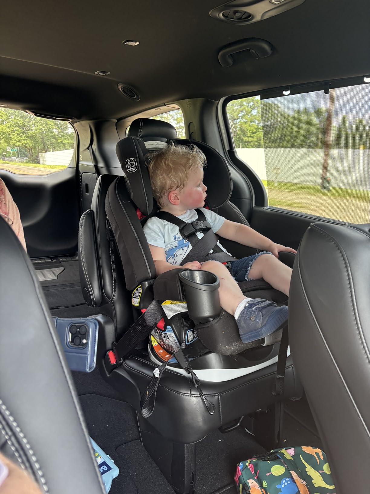 Graco Grows4Me 4-in-1 Convertible Car Seat, 10 Years of Use - Infant Car Seat to Toddler, 4 Stages of Use - Rear Facing, Forward Facing, High Back Booster, Backless Booster Seat, West Point Design customer photo 1