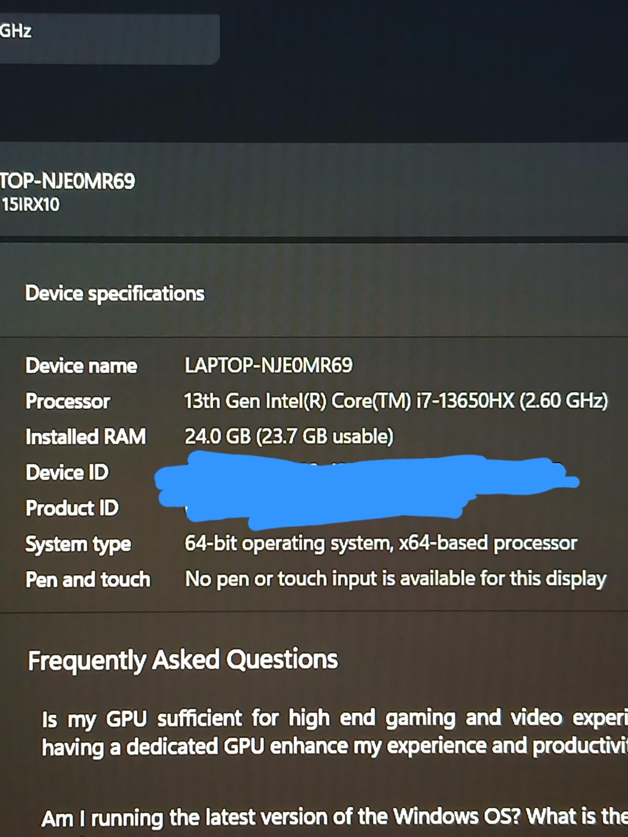 Lenovo LOQ Essential - AI-Powered Student Gaming Laptop - Intel® Core™i5-12450HX - 15.6