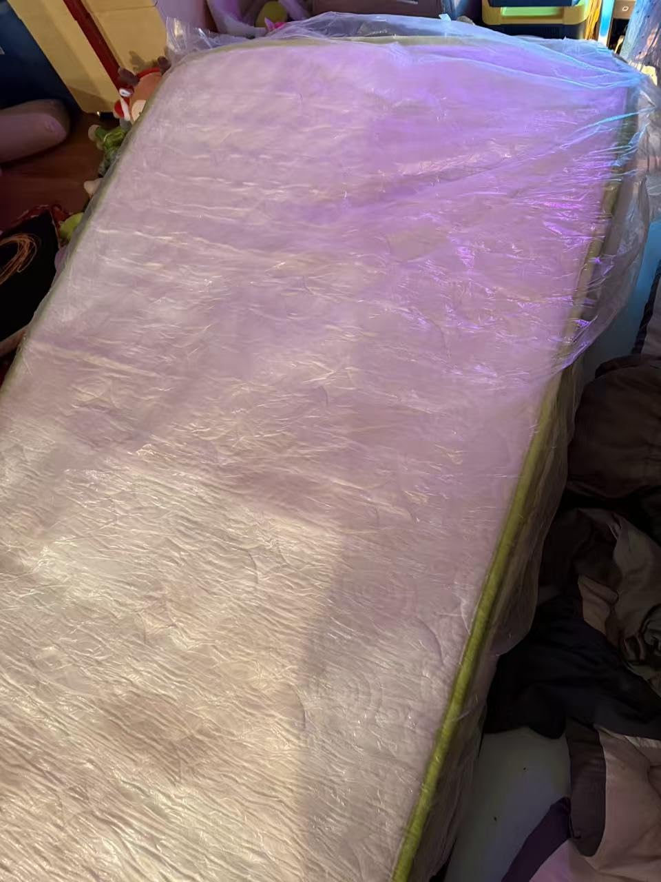 Onlylucky Queen Size Mattress, 14 Inch Firm Queen Mattress in a Box, Hybird Mattresses with Gel Memory Foam and Individual Pocket Springs for Back Pain Relief, Strong Edge Support, CertiPUR-US customer photo 1