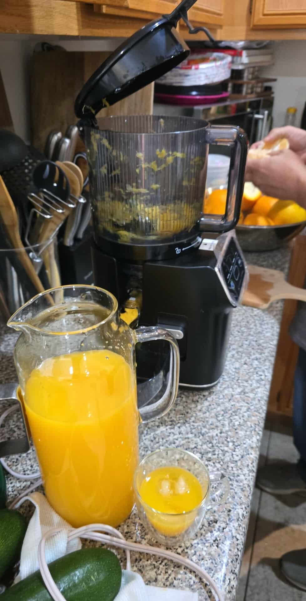 TUUMIIST 3-in-1 Cold Press Juicer Machine, Smart Touch Masticating Juicers for Whole Fruit & Vegetable, 6.5