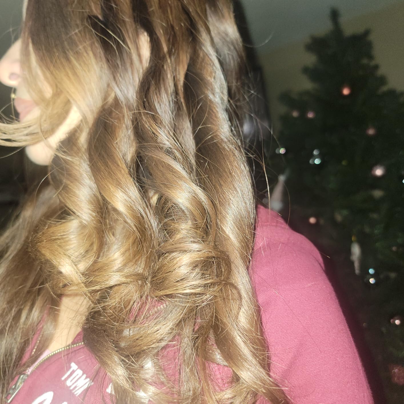 PretiHom Fully automatic lazy curling stick, electric rotary curler, large curling without damaging hair 32mm Comfort Hair Curler customer photo 1